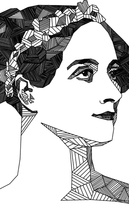 dessin graphique d'Ada Lovelace